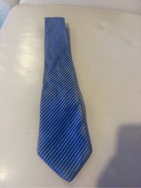 Sean John Blue Diagonal Striped Men’s Tie
